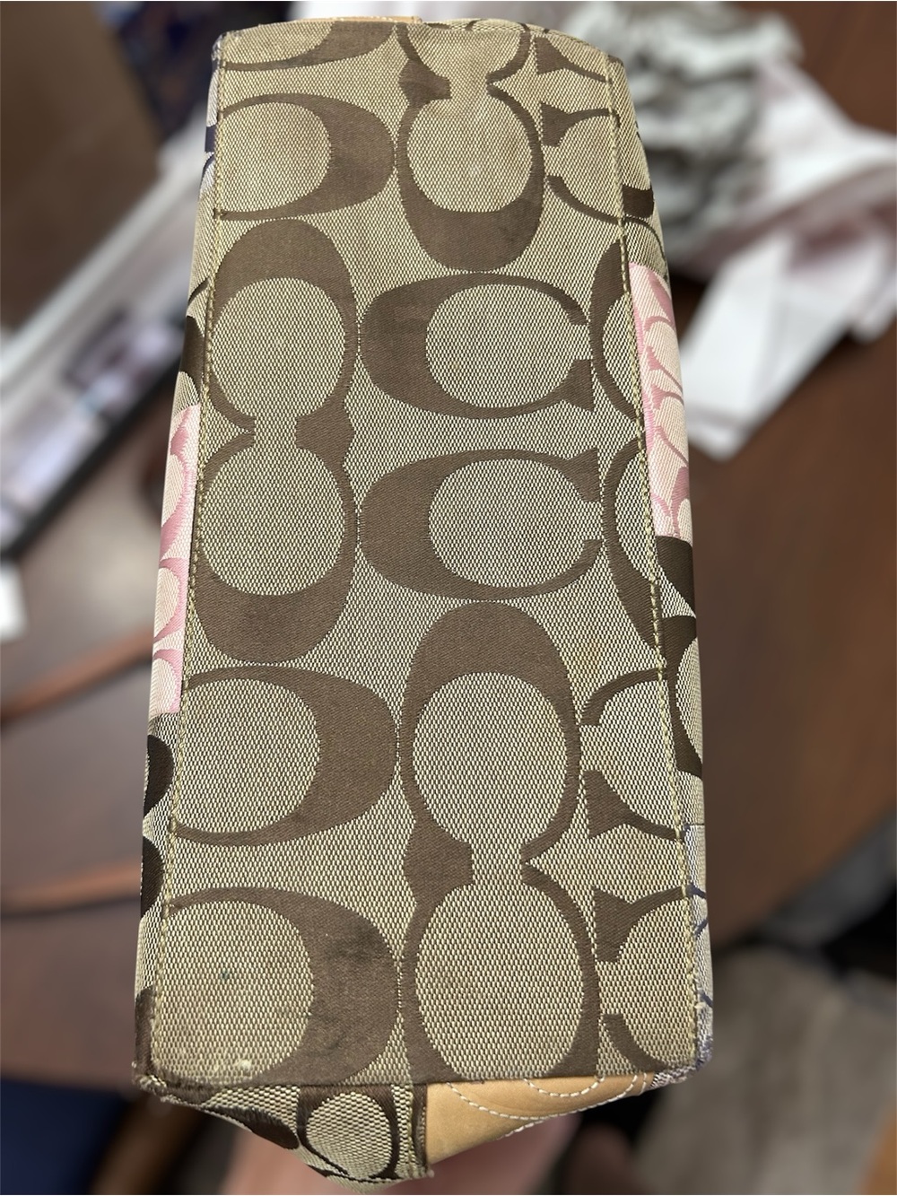Coach signature patchwork tote bag - Picture 11 of 12